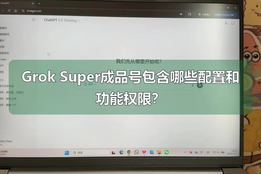 Grok Super成品号包含哪些配置和功能权限？